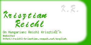 krisztian reichl business card